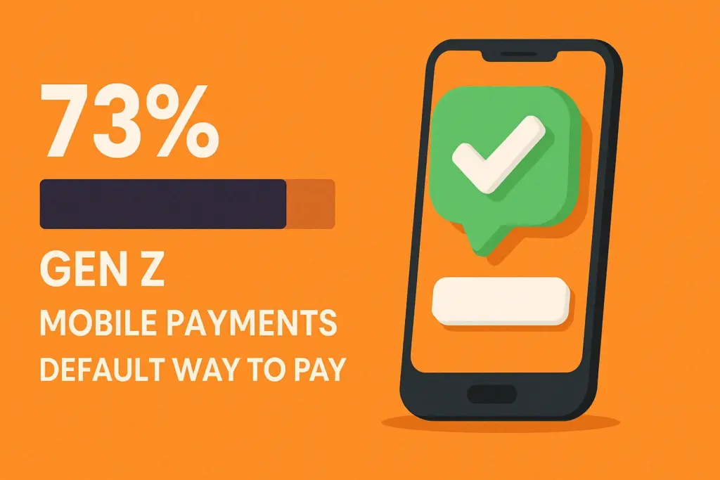 73% of Gen Z respondents say mobile payments