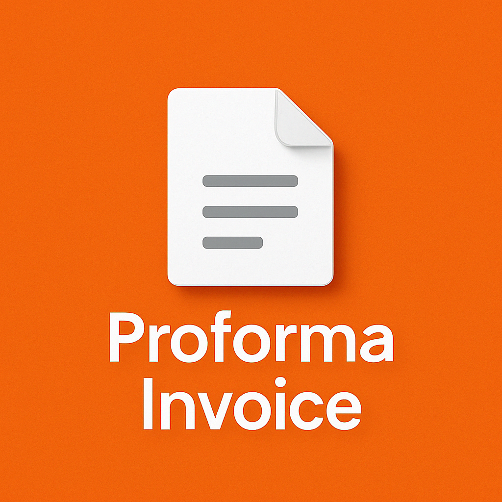 Proforma invoice template