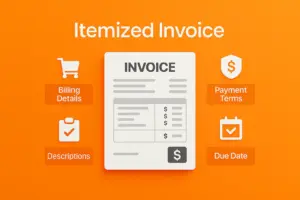 itemized invoice