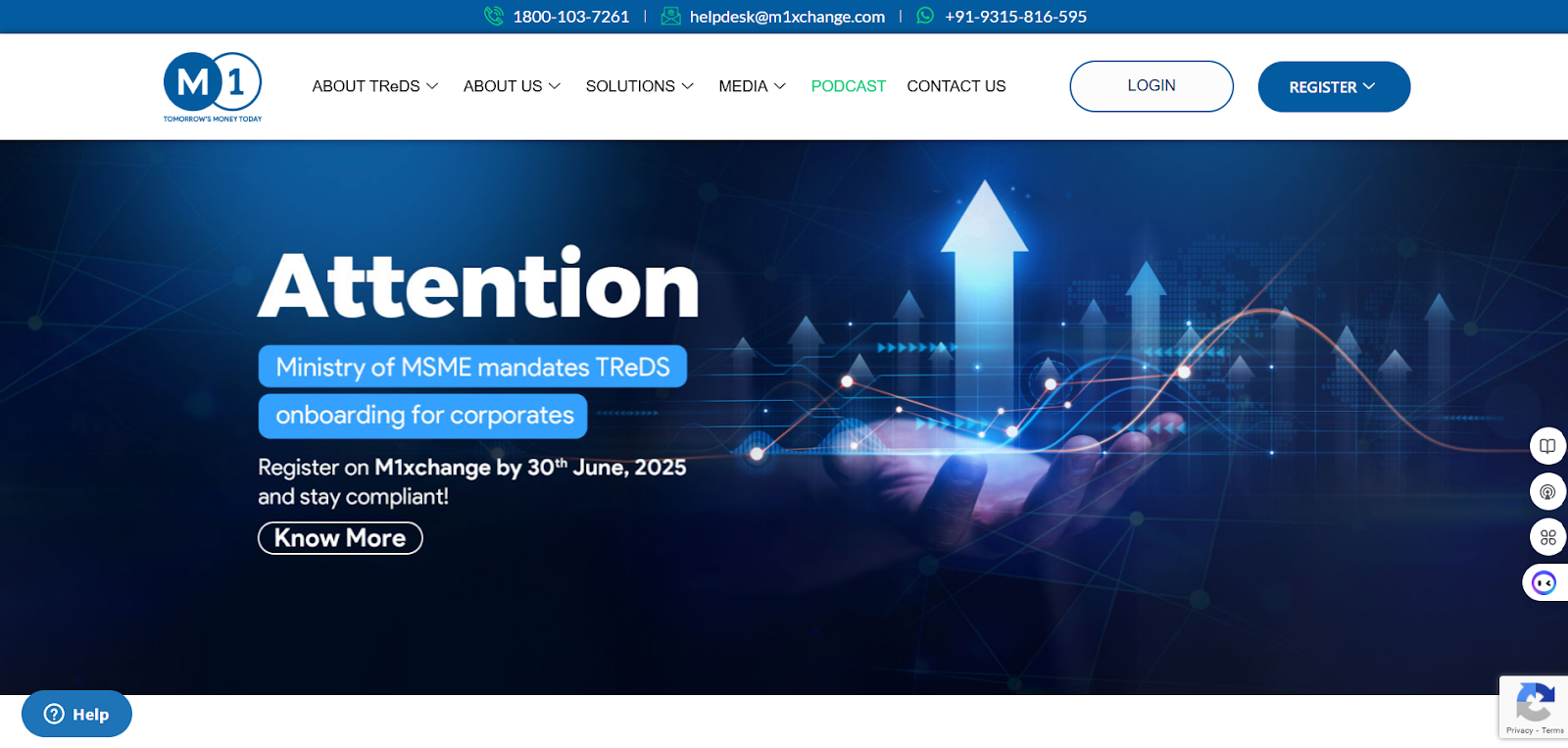 M1xchange – A Leading TReDS Platform for Invoice Discounting