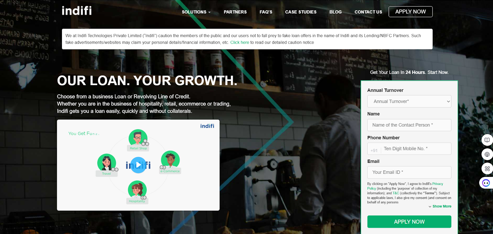 Indifi – Empower MSMEs with Invoice Discounting