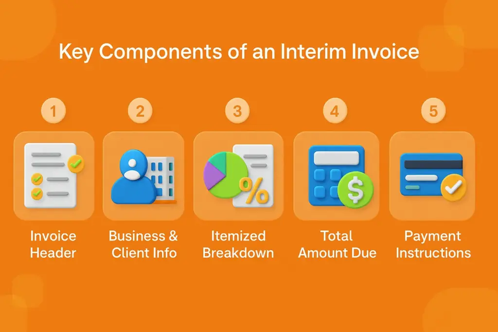 Key Components of Interim Invoice
