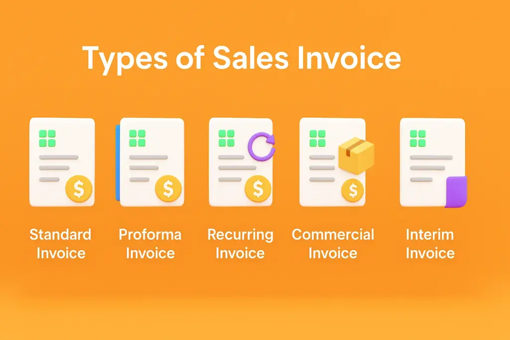 Types of Sales Invoice