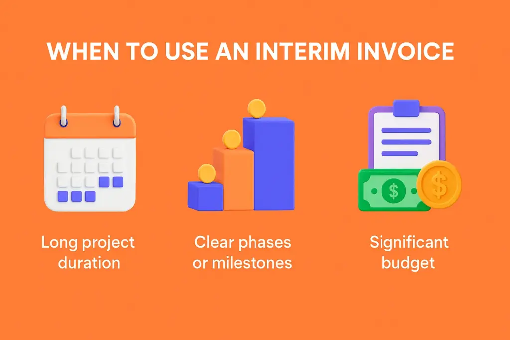 When to use an Interim Invoice?
