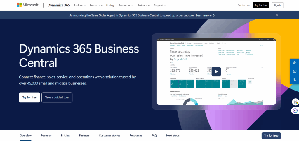 Microsoft Dynamics 365 Business Central