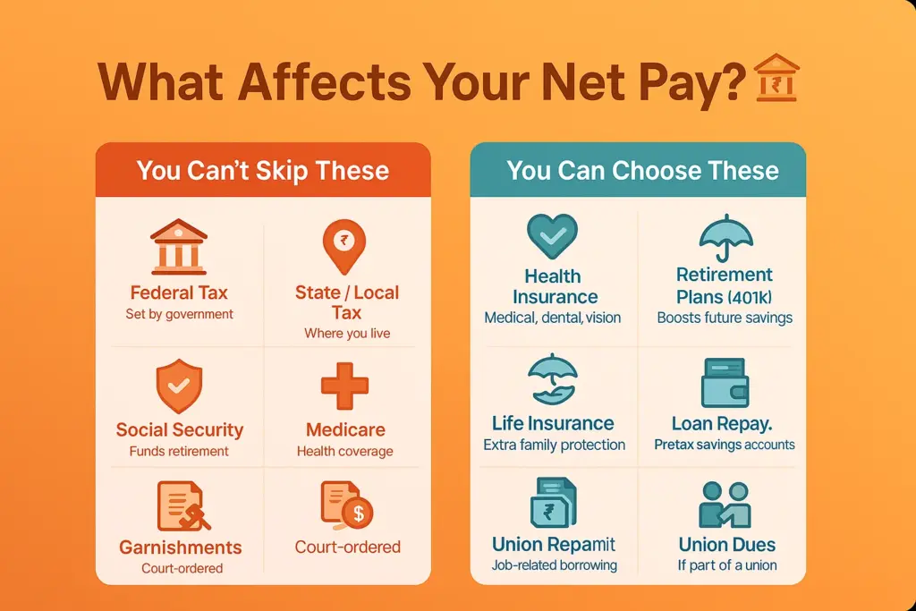 Factors That Affect Your Net Pay