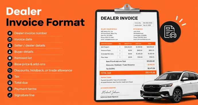 Dealer Invoice