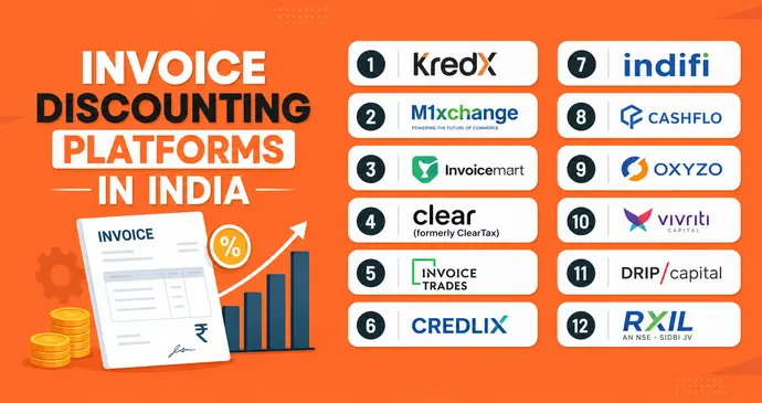 Top 12 Invoice Discounting Platforms in India (2026): Compared, Ranked & Reviewed