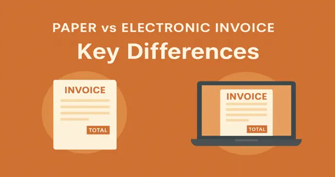 Paper vs Electronic Invoice: Key Differences