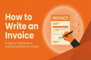 write an invoice
