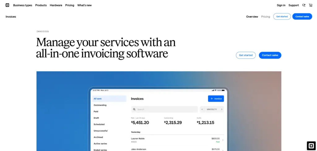 Square Invoices
