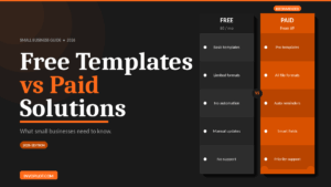 free vs paid invoice templates