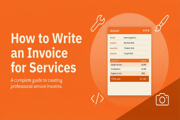 How to Write an Invoice for Services — a complete guide to creating professional service invoices