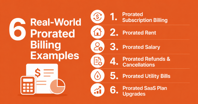 6 Real-World Prorated Billing Examples