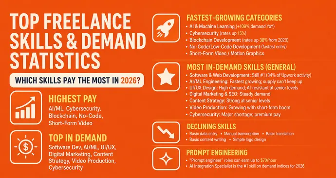 Top Freelance Skills & Demand Statistics