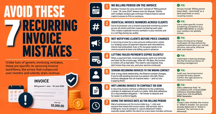 Avoid These 7 Recurring Invoice Mistakes