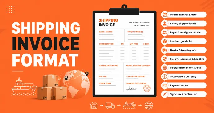 Shipping Invoice Format