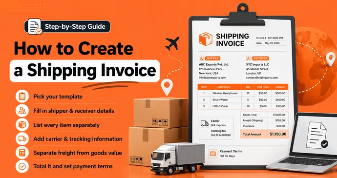 How to Create a Shipping Invoice