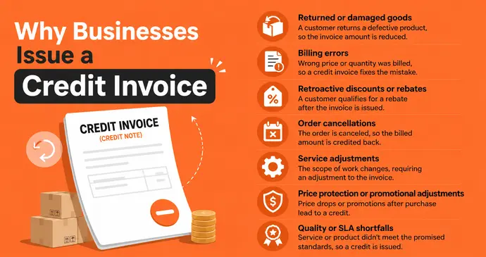 Why Businesses Issue a Credit Invoice