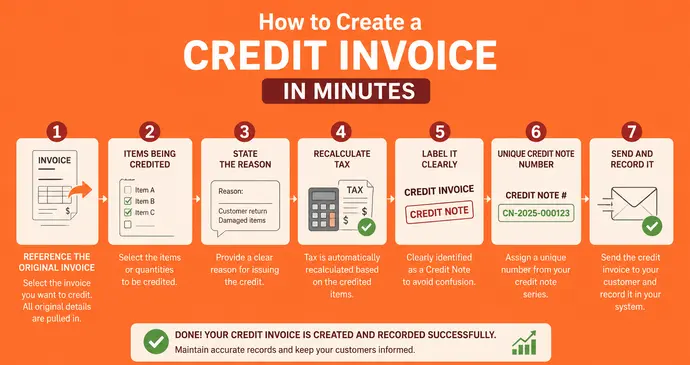 How to Create a Credit Invoice in Minutes